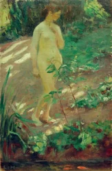 Nude Woman by the Water